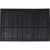 vidaXL 6 Placemats bamboe 30 x 45 cm zwart