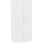 vidaXL Kledingkast 80x52x180 cm bewerkt hout wit