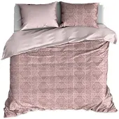 De Witte Lietaer Dekbedovertrek Crayon Woodrose Satijn-260 x 200 / 220 / 240 cm | Extra Breed