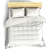 De Witte Lietaer Dekbedovertrek Zygo Ivory Satijn-260 x 200 / 220 / 240 cm | Extra Breed