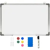 vidaXL Whiteboard magnetisch 60x40 cm staal wit