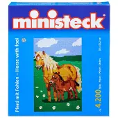 Ministeck Horse with Foal - XXL Emmer - 4800pcs