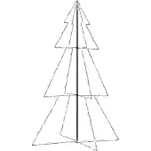 vidaXL Kegelkerstboom 240 LED's binnen en buiten 118x150 cm