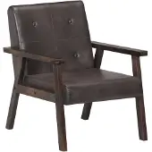 vidaXL Fauteuil echt leer grijs