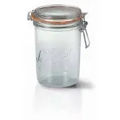 Le Parfait 5x Luchtdichte weckpot transparant glas 1 liter - Weckpotten