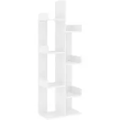 vidaXL Boekenkast 48x25,5x140 cm bewerkt hout wit