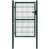vidaXL 2D Hekpoort (Enkel) Groen 100x120 cm