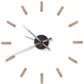 Fisura Wandklok Diy 31 Cm Abs/staal Koper 15-delig