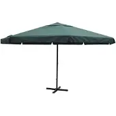 vidaXL Parasol Samos 500 cm aluminium groen