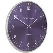 Giga Meubel Thomas Kent Wandklok Oyster 40 Cm Staal Paars/zilver