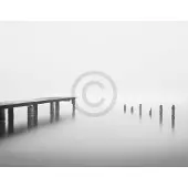 Blokker Tom Weber - Waves Of Silence I Kunstdruk 90x70cm