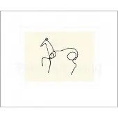 Blokker Pablo Picasso - Le Cheval Kunstdruk 50x60cm