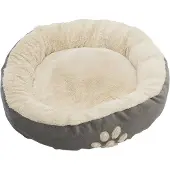 Petcomfort Grijze hondenmand/hondenkussen rond 58 cm
