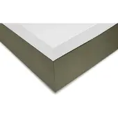 Zohome Zo home Satinado Topper Hoeslaken Katoen Satijn - white 90x210-220cm