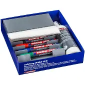 Edding Whiteboards toebehorenset e-BMA 15S, 27 delen, voor schrijven & reinigen