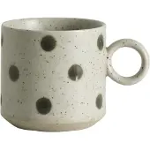 Nordal Grainy mokken zand/groen set van 4 stuks - 57034