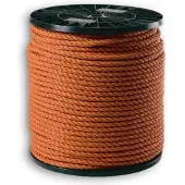 Chr. Muller Touw Polypropyleentouw 4mm 3Strengs Oranje 100m