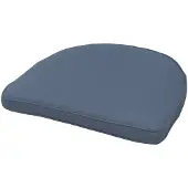 Madison Wickerkussen York Safier Blue Curved Back (48 x 48 cm)