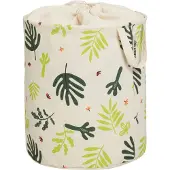 About You - Opvouwbare wasmand met bladeren - 38 x 38 x 40 cm