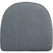 Madison Wickerkussen York Rib Grey (48 x 48 cm)
