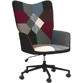 vidaXL Relaxstoel patchwork stof
