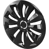 Proplus Wieldop Fox Classic 14 inch – Voor de meeste stalen velgen – Met metalen spanring en ventieluitsparing – Zwart