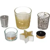 Atmosphera Scented Candles Advent Calendar 30x29.5x8.5 Cm Zwart