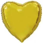 Wefiesta Folieballon Hartvorm Xl 92 Cm Goud
