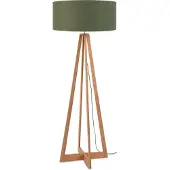 Good&Mojo Bamboe LED Staande Lamp Everest | 1X E27 Max 60W | Green Forest