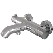 Brauer Chrome Carving thermostatische badkraan chroom set 4