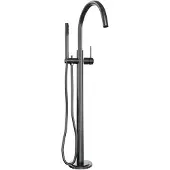 Brauer Gunmetal Edition vrijstaande badmengkraan met staafhanddouche gunmetal geborsteld PVD