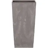 Prosperplast High Flowerpot Urbi Square Effect 11.4l 37.5x19.5x19.5 Cm Grijs