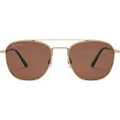 Serengeti zonnebril Carroll SS542004 Matlicht Goud gepolariseerde stuurprogramma's Brown