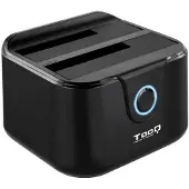 TooQ Dock Station Dual TooQ TQDS-802B 2.5" 3.5" SATA USB 3.0 Zwart
