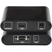 Nanocable Adaptateur VGA vers HDMI avec Audio 10.16.2101-BK Noir