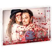 Zep Shake Frame Heart Rood, Transparant Fotolijstset