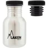 Laken RVS fles 0,35L Basic Steel Plain,