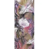 Komar Vliesbehang Digitale print vlies - Bloomin Panel - Afmeting 100 x 250 cm (1 stuk)