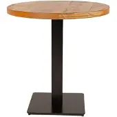 Dimehouse Bistrotafel Rond - 60 x 60 cm - Metaal - Mangohout - Eettafel