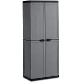 Keter Hoge Kast Jolly 68x39x166 Cm Grijs