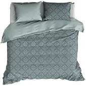 De Witte Lietaer Dekbedovertrek Rosemary Goblin Blue Satijn-200 x 200 / 220 cm | 2-Persoons