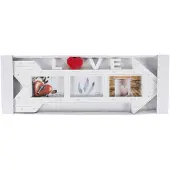Arti Casa Fotolijst Arrow Love - 26 Leds - 3 Foto's 15 X 10 - 70 X 21,7 Cm