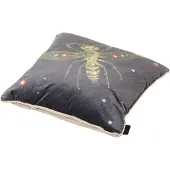 Madison Sierkussen Velvet Insect 45 X 45 Cm Polykatoen Grijs
