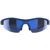 Mirage sportzonnebril met 3 lenzen: blau en zwart