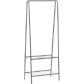 vidaXL Kledingrek 59x35x150 cm zwart