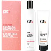 Kis Repair Keramax Shampoo + Kerashield Leave-In Duo