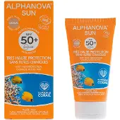 Alphanova sun Sun bio tinted sunscreen cream golden SPF50+