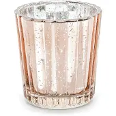 Party Deco Glazen Theelichthouders Rosé Goud (4st)