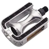 Union Plate-forme de pédale Stadsfiets SP-810 9/16 pouces argent par ensemble