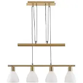 LINDBY Hanglampe , Simeon, dimbare, Goud / Messing, Woonkamer, Glas, Modern